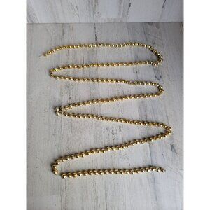 Vintage medium red mercury glass beaded Garland Xmas decor